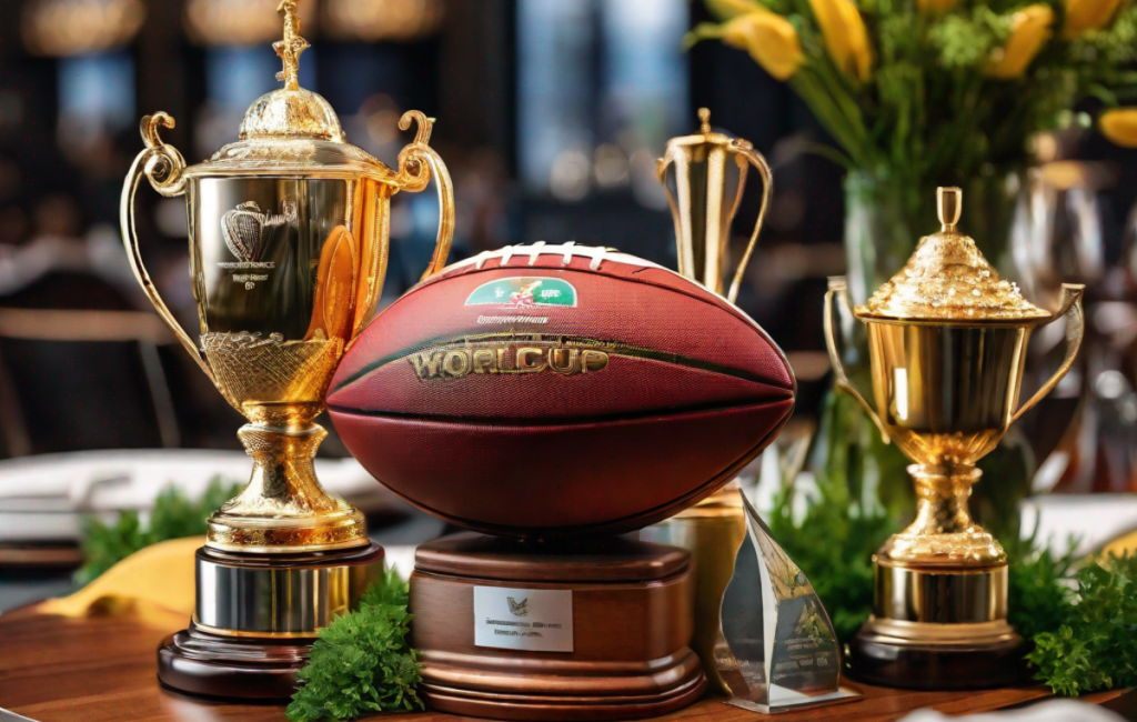 Célébration de la Coupe du Monde de Rugby 2023 au forum Sport & Gastronomie