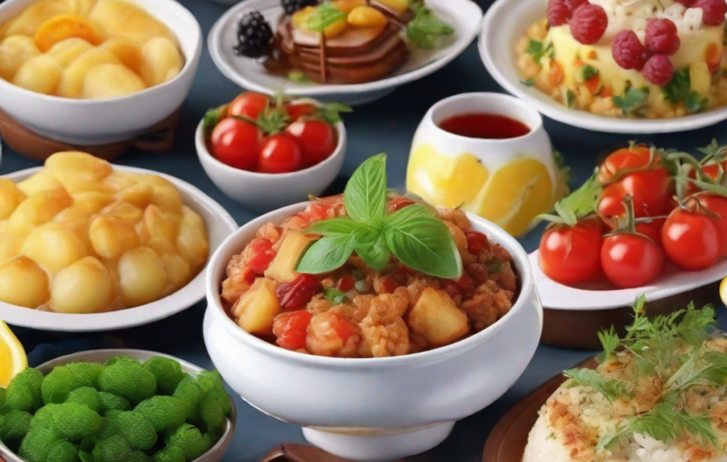 Plat alléchant et coloré de spécialités françaises