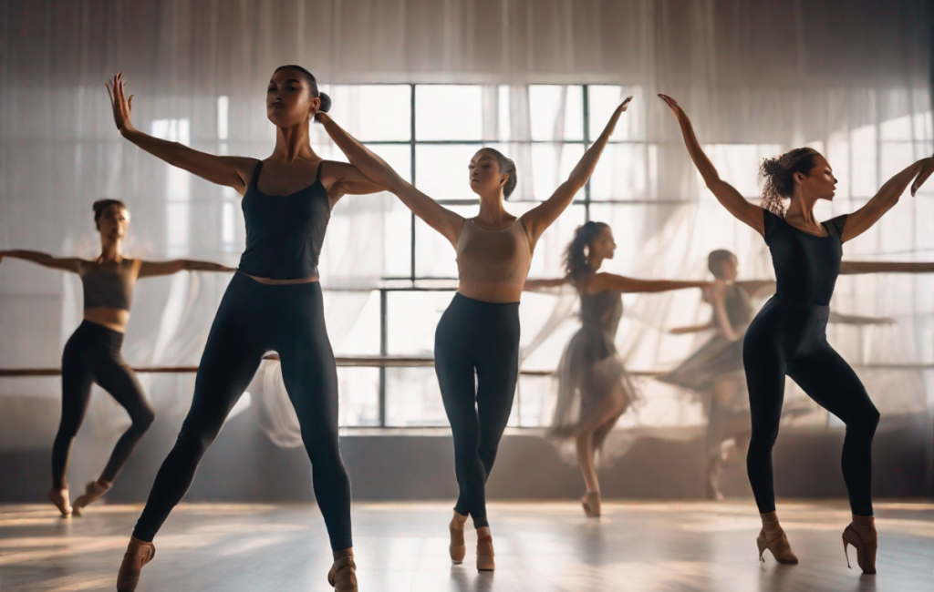 Danseurs contemporains en mouvement, reflétant la culture moderne