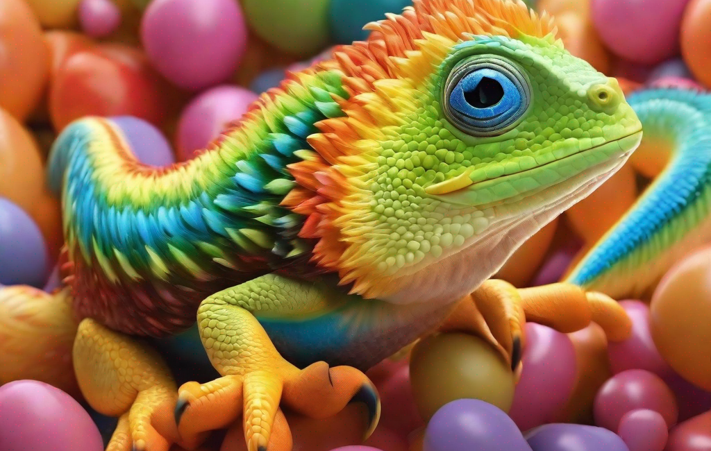 Doudou coloré en forme d'animal pour bébé