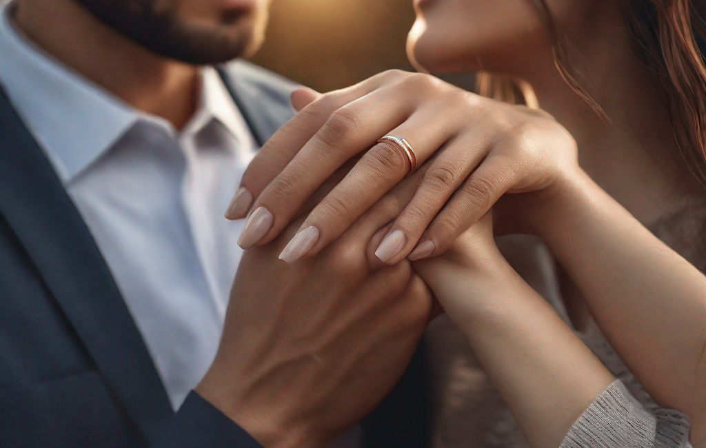 Couple main dans la main