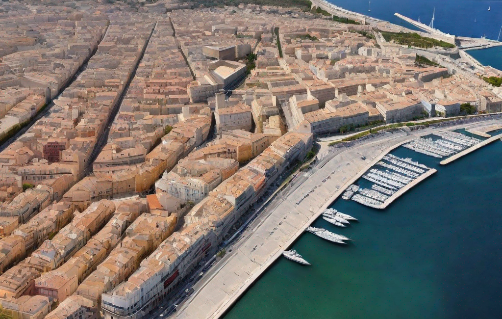 Vue panoramique de Sète
