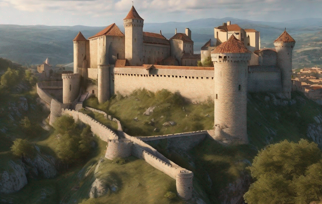 Château médiéval occitan