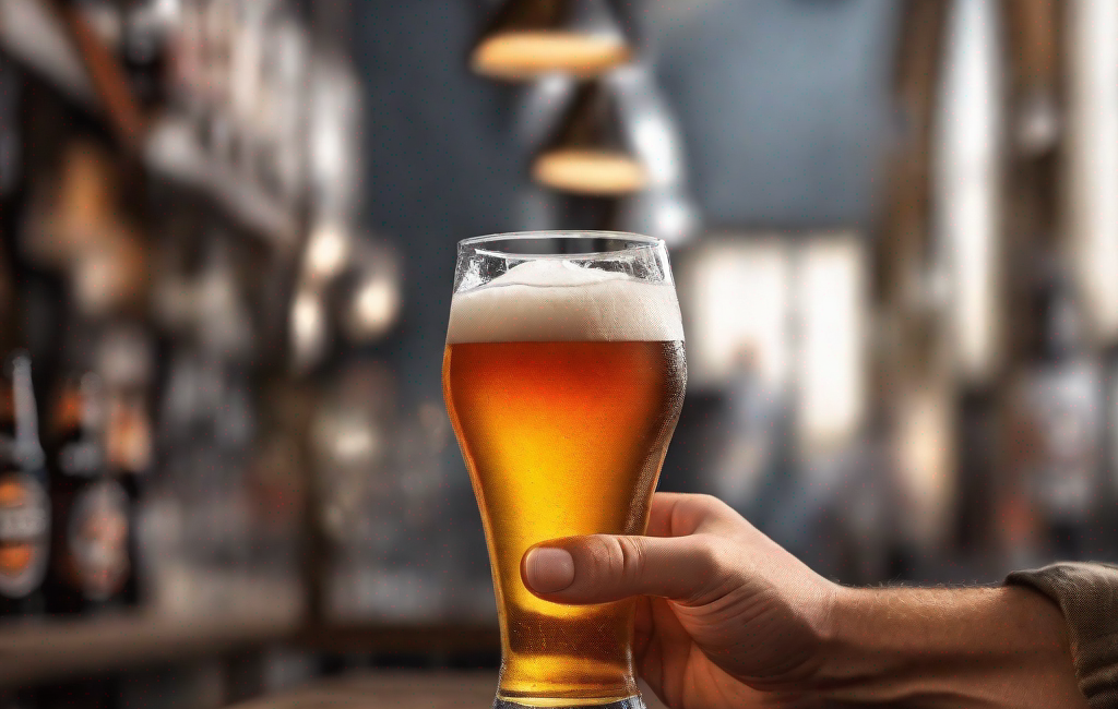 Amateur dégustant une bière artisanale