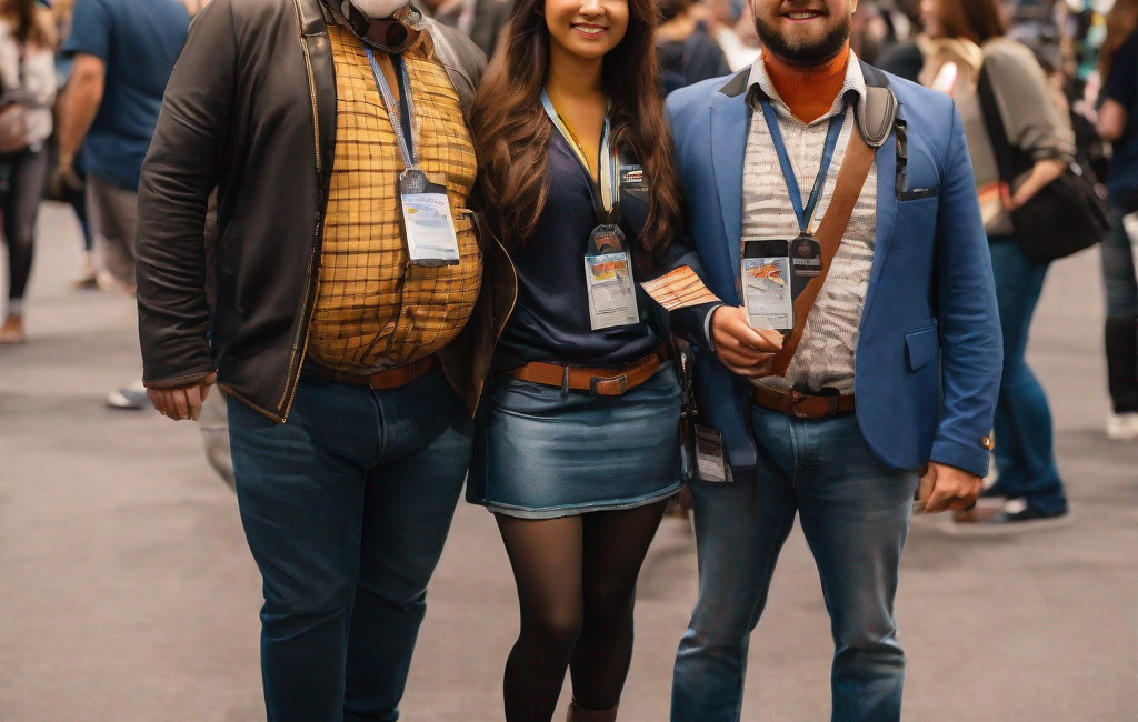 Fan de geek en convention