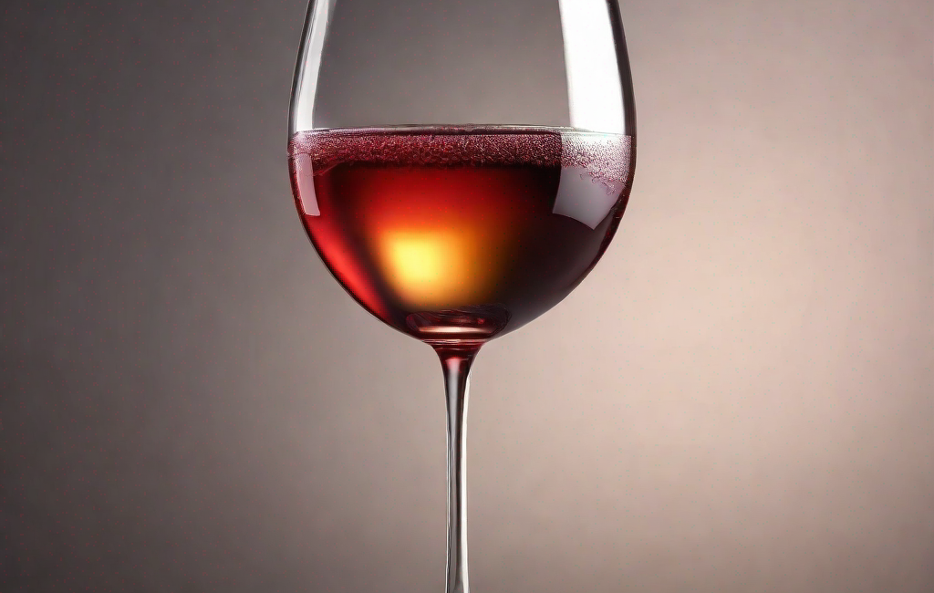 Verre de vin bio tenu