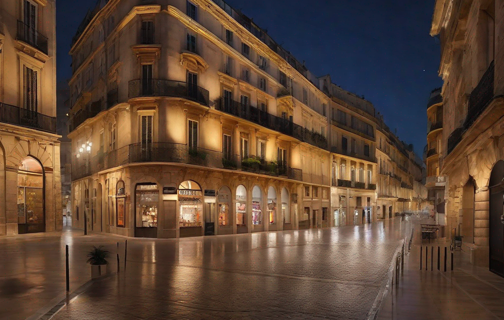 Montpellier la nuit