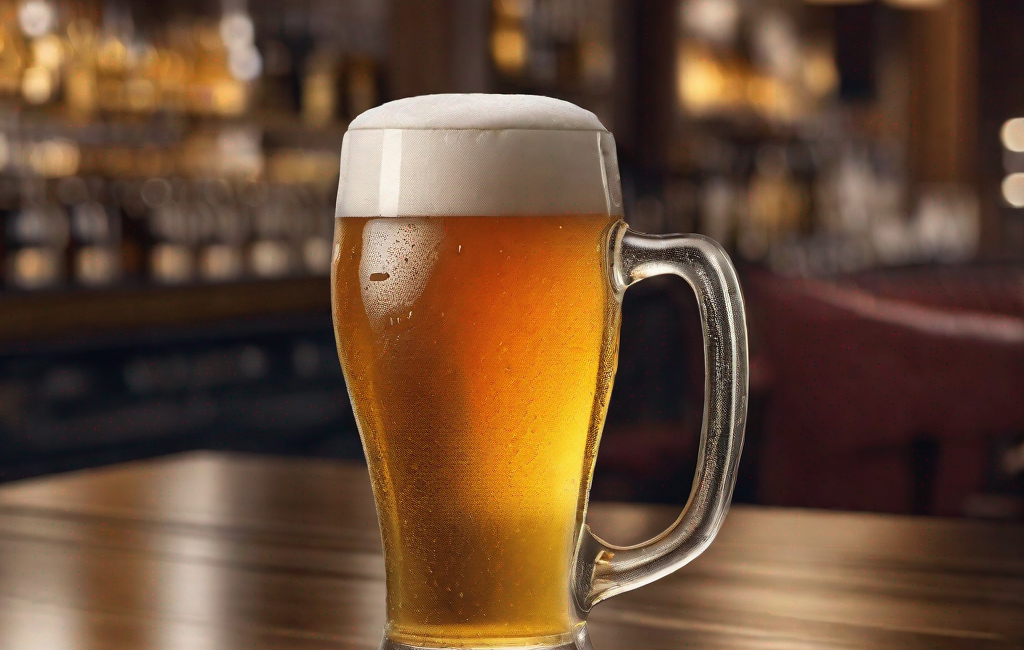 Verres de bière et brasserie
