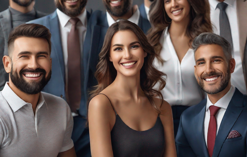 Membres souriants de l'association Nîmes