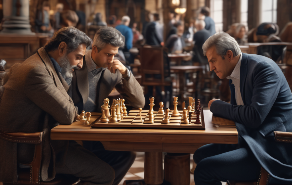Joueurs d'échecs à Belfort