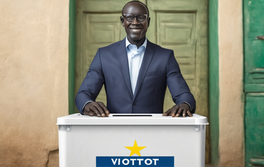 Candidat votant, élection Sénégal