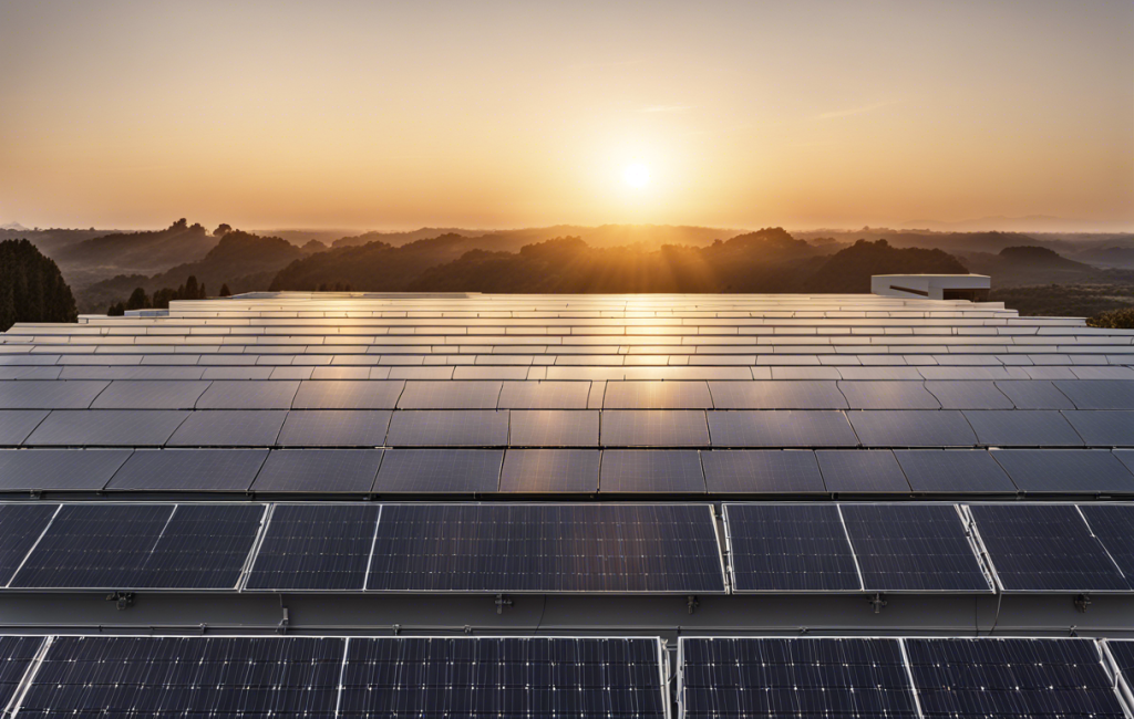 Panneaux solaires en installation sur toit