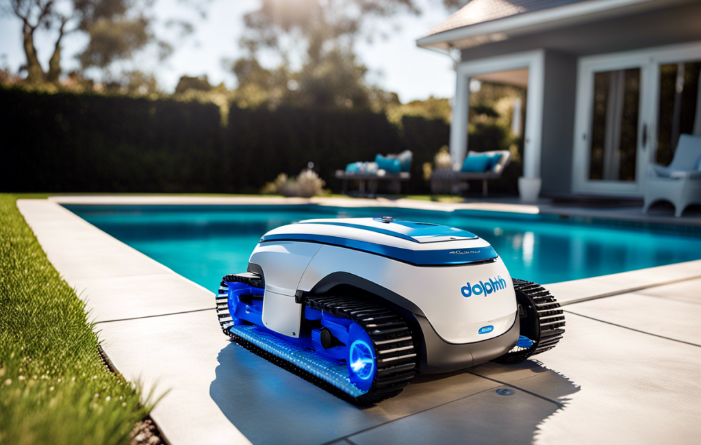 Robots nettoyeurs de piscine en action