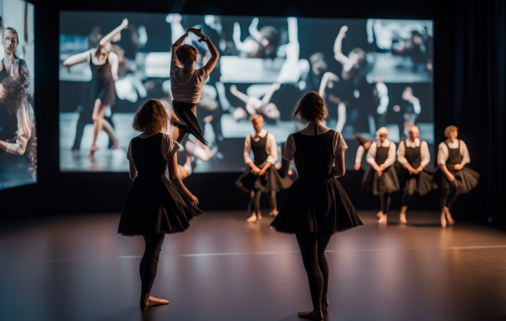 Festival à Lorient avec danseurs bretons et écrans digitaux