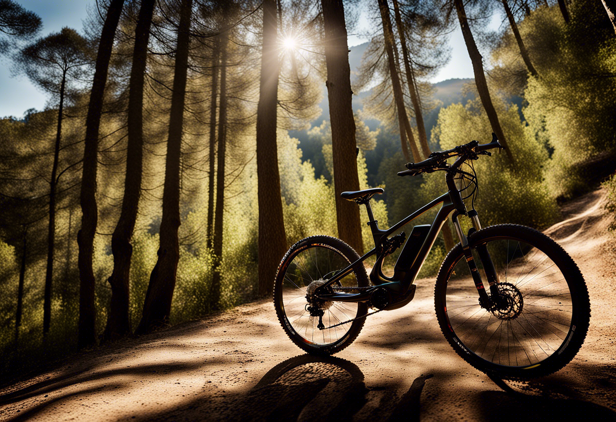 VTT de descente au Mont Aigoual
Cycliste en action au Mont Aigoual