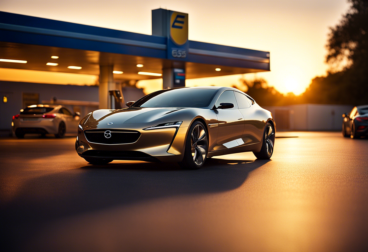 Voiture roulant au E85  
Véhicule compatible E85 sans boîtier