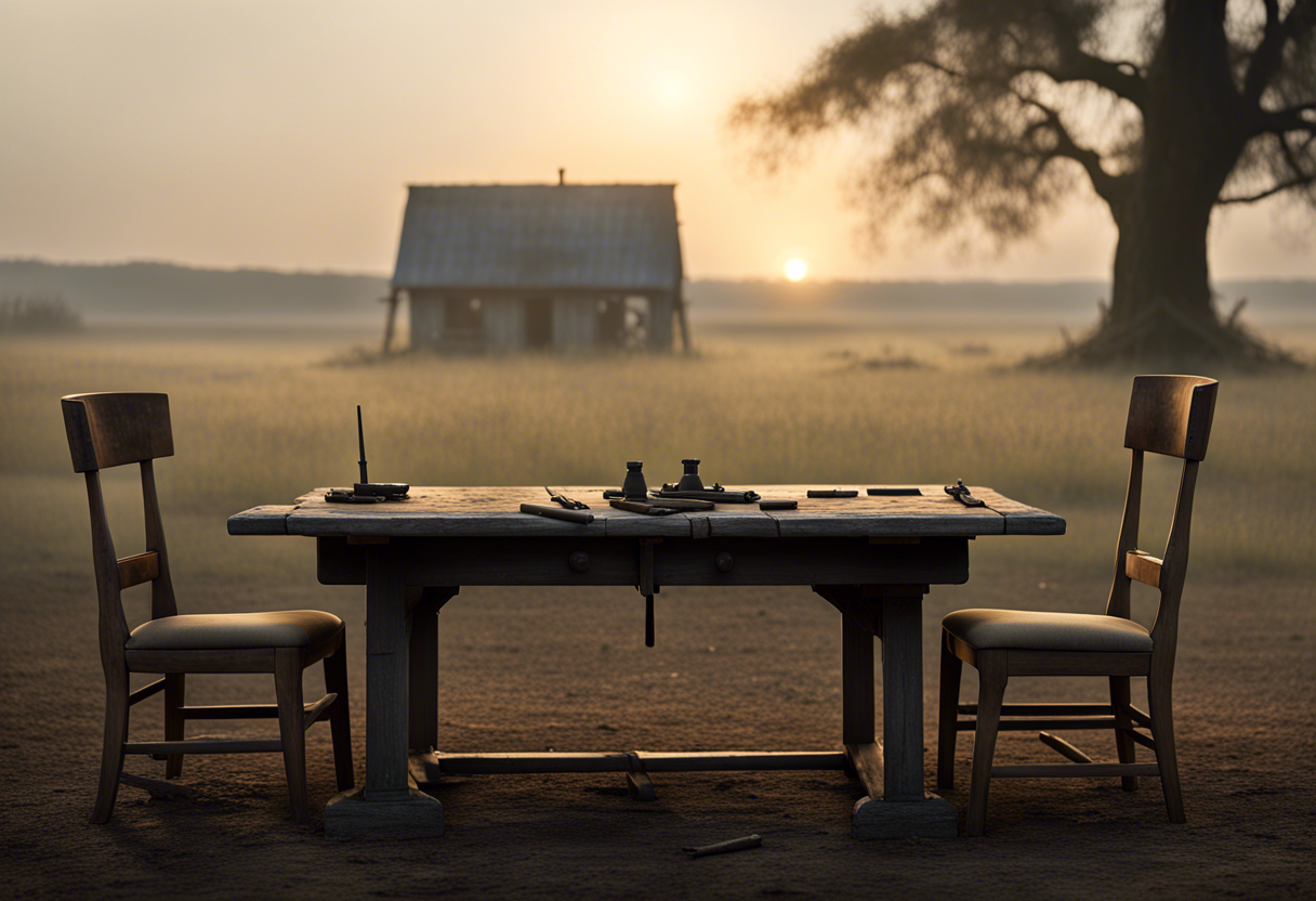 soldats célèbrent la fin de la guerre  
mains serrées en signe de paix