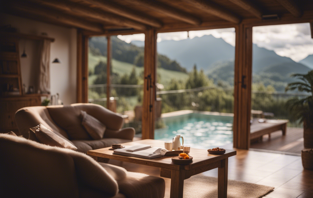 Location de vacances avec piscine intérieure
