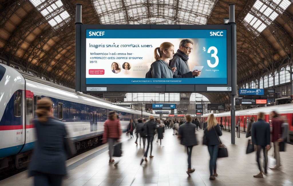 Service client SNCF au téléphone