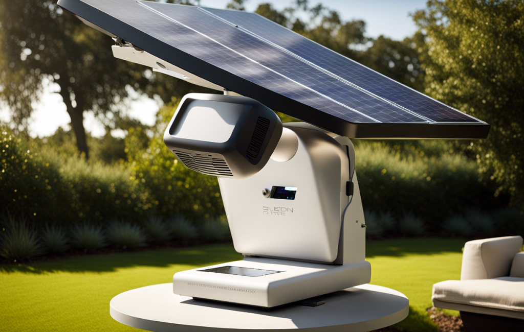 Panneau solaire Ecoflow en action