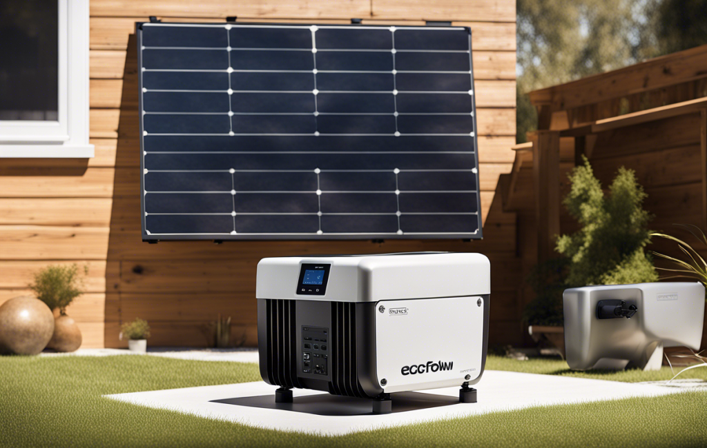 Ecoflow Powerstream micro onduleur en usage
