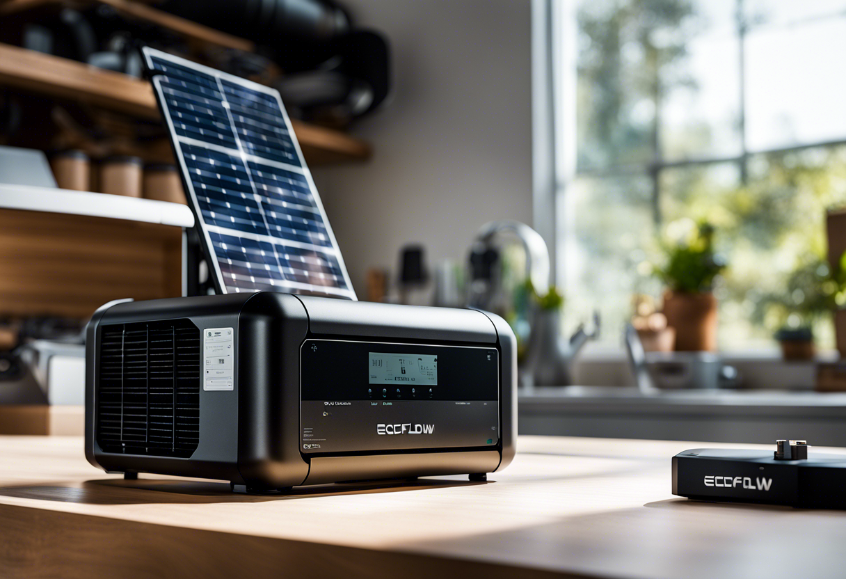 Ecoflow Powerstream micro onduleur en usage
Micro onduleur Ecoflow Powerstream en fonctionnement