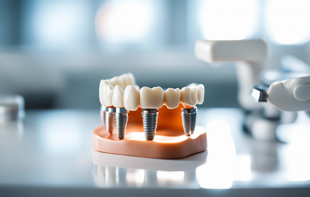 Sourire éclatant grâce à une nouvelle dent