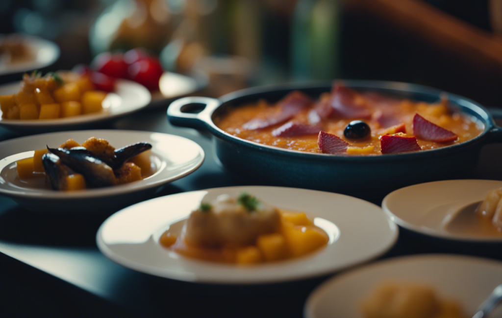 Un plat typique basque savoureux et coloré