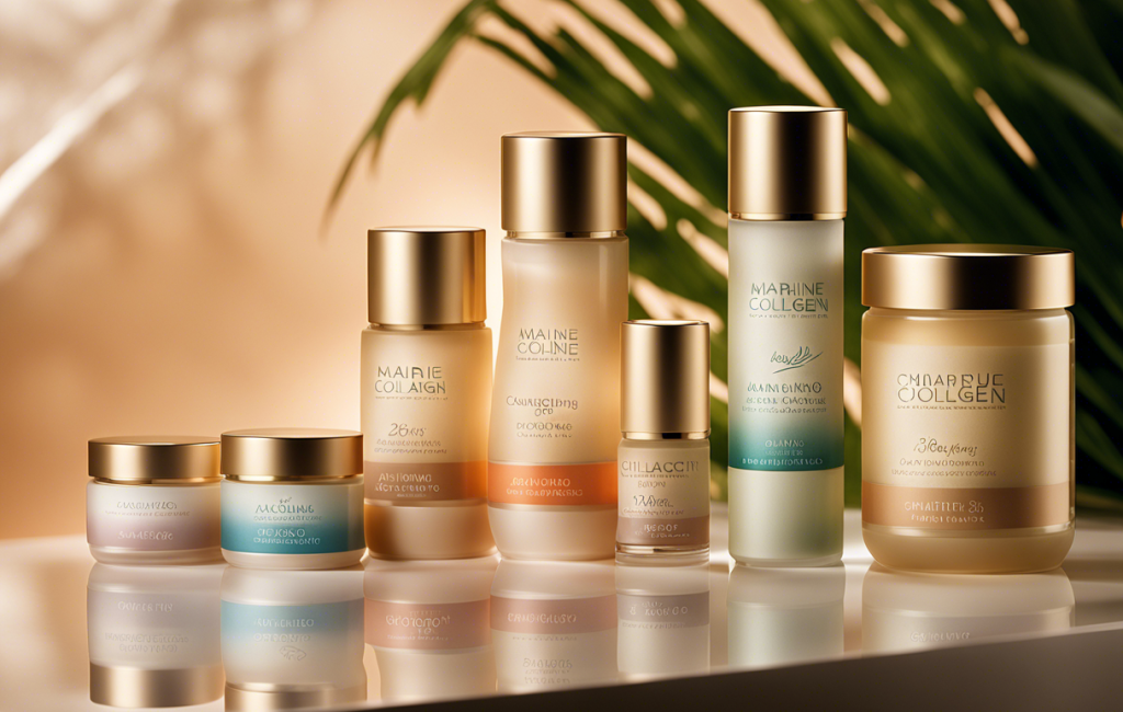 Produit de beauté à base de collagène marin