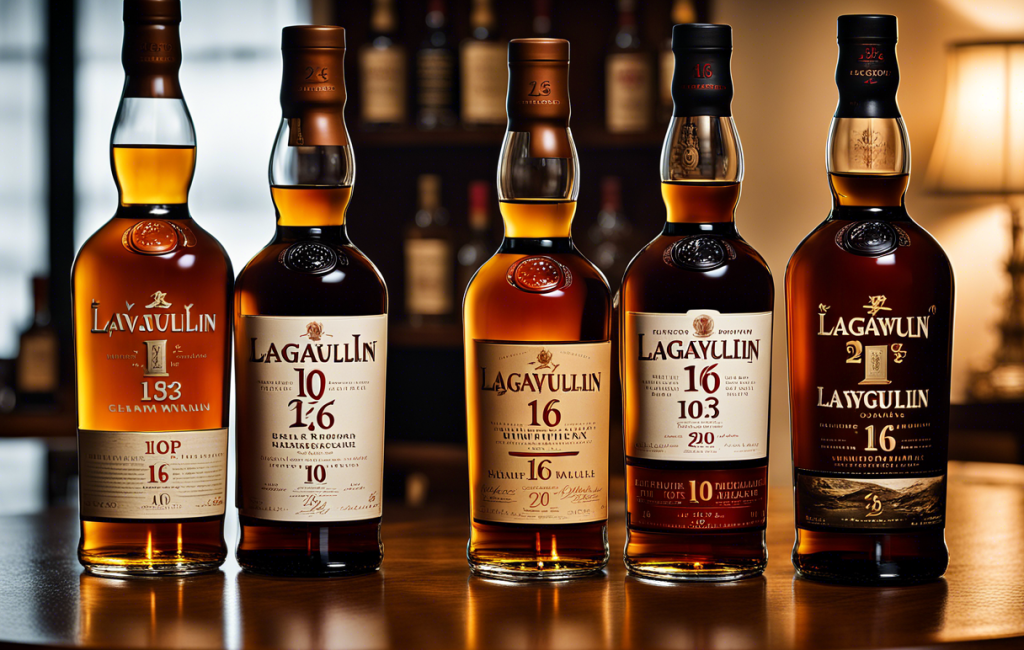 Flacon de whisky doré sur fond élégant