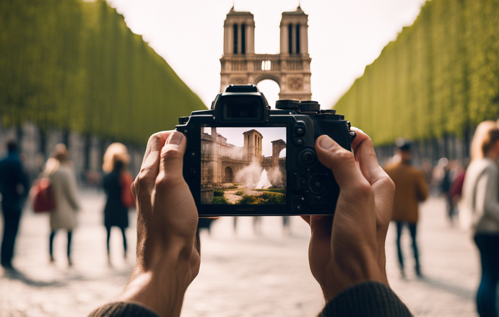 Touristes admirant des sites emblématiques français