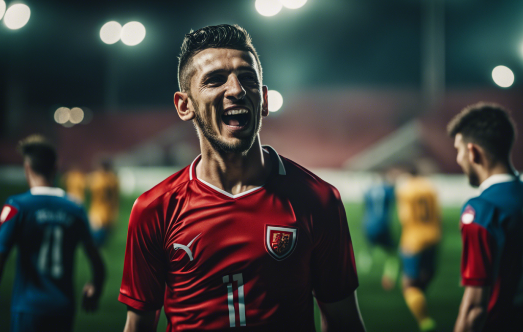 Rayan Cherki célèbre son retour avec l'équipe Espoirs