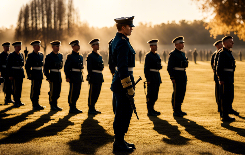 Gendarme réserviste en tenue sur le terrain