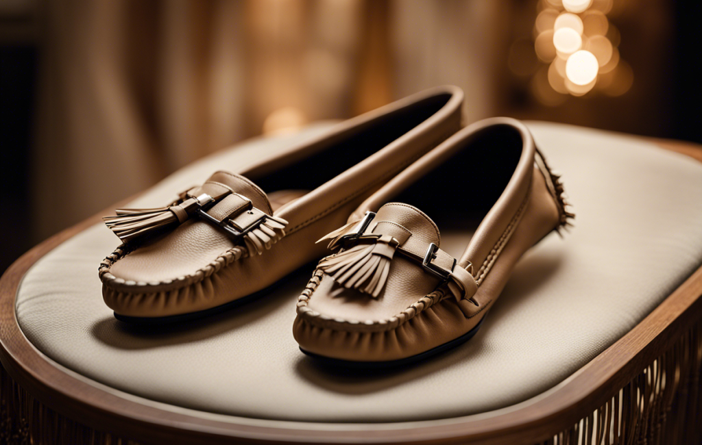 Mocassins élégants en cuir pour femme