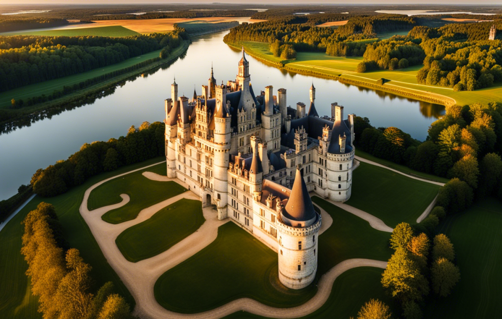 ULM survolant des paysages magnifiques en France