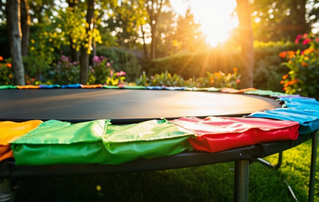 coussin de protection pour trampoline